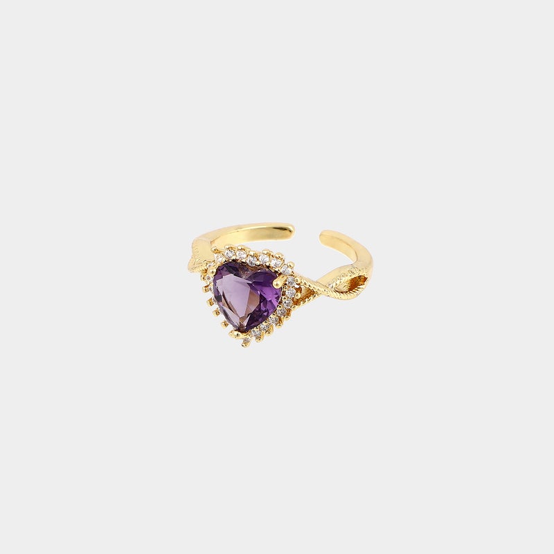 DIAMOND HEART. - Purple