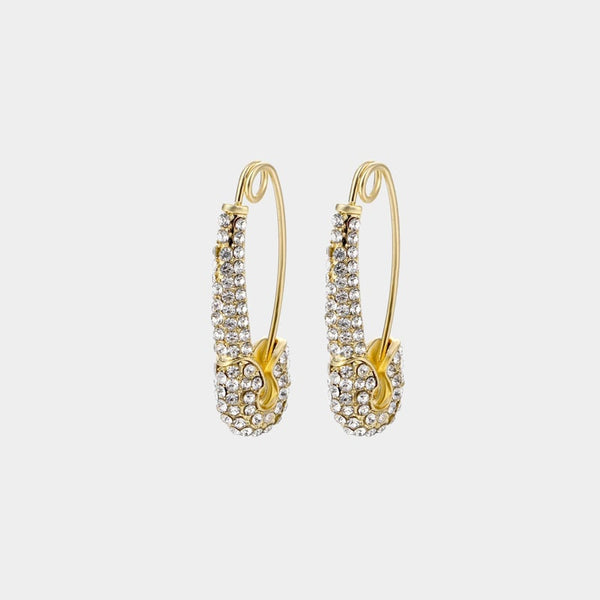 SAFETY PIN EARRING.